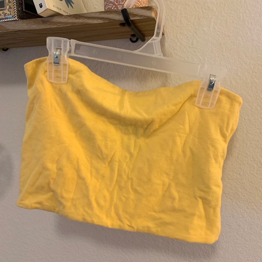 Cropped tube top